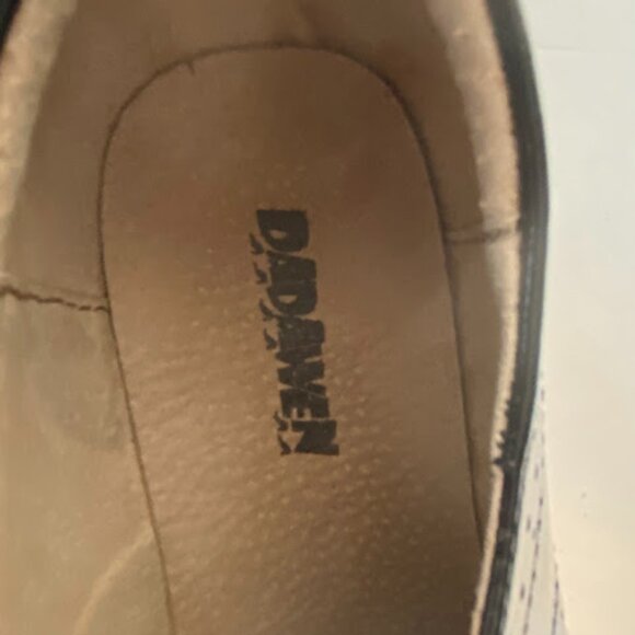 DADAWEN Patent Leather Women's Platform Wingtip Oxfords Size 8 - Picture 4 of 12